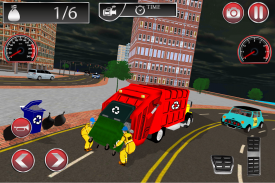 Garbage Trash Dump Truck Driving screenshot 1