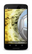 Football Silver Live Wallpaper screenshot 0