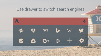 Benutzerdefinierte Suche Bar Widget CSBW screenshot 5