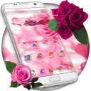 Velvet Morning Rose Flower Theme Icon