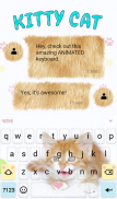 Kitty Cat Keyboard & Wallpaper screenshot 2