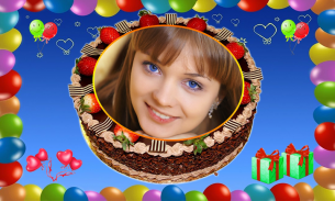 Name Photo on Birthday Cake – Love Frames Editor screenshot 0