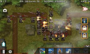 글로벌 디펜스: 좀비 전쟁(Zombie War TD) screenshot 1