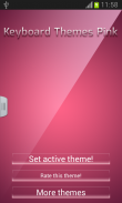 Temas de teclado rosa screenshot 4
