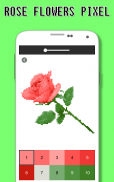 Rose Flowers Coloring Book, Color By Number Pixel screenshot 3