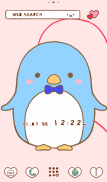 Cute Wallpaper Couple Wallpaper: Penguins Tema screenshot 1