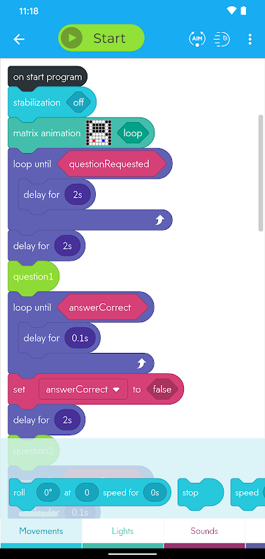 sphero coding language