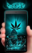 GO Keyboard Theme Weed screenshot 1