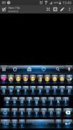 Dusk Blue Emoji Keyboard screenshot 1