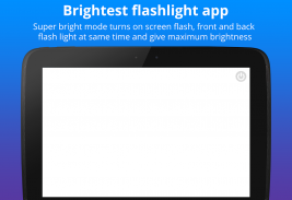 Bright Front & back flashlight screenshot 20