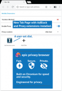 Epic Privacy Browser con AdBlock, Vault, VPN Free screenshot 8