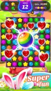 Gummy Candy Blast - Бесплатная игра 3 в ряд screenshot 2