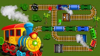 Train Track Maze Free screenshot 0