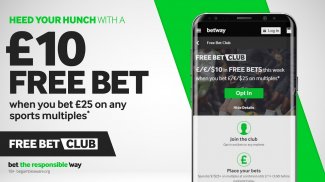 Betway Live Sports Betting App screenshot 1