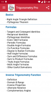 Trigonometry Reference Pro screenshot 2