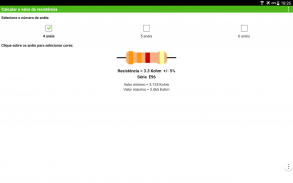 Cálculo do resistor screenshot 3