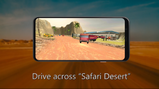 Lorry Truck Transport: Dubai Desert Safari Game screenshot 1