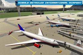 Nyata Pesawat Pendaratan Simulator screenshot 1
