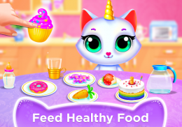 Unicorn Cat Princess Baby Game screenshot 8