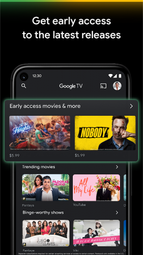 Google TV (previously Google Play Movies & TV) screenshot 1