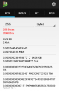 Calculadora de Bytes y Bits screenshot 0