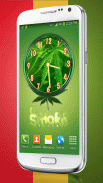 Rasta Weed Clock Widget screenshot 0
