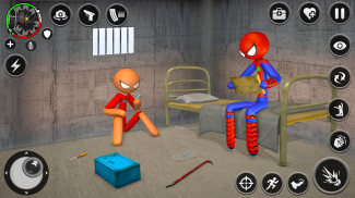 Spider Stick Hero Prison Break screenshot 7