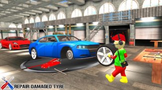 Stickman Car Mechanic Garage screenshot 5