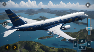 Flugzeug-Fliegen-Spiele 3d screenshot 2