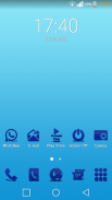 Theme for MultiHome-Blue screenshot 0