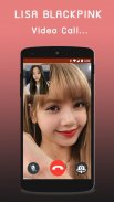 Lisa BLACKPINK Call - Fake Cal screenshot 5