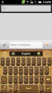 GO Keyboard Steam Punk theme screenshot 0