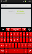 Red Ruby Keyboard Kulit screenshot 4