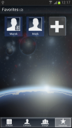 GO Contacts Thème Univers screenshot 4