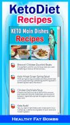 Healthy KetoDiet Recipes -Fat Bombs Ketogenic Food screenshot 1