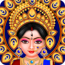 Goddess Durga Live Temple : Navratri Special Icon