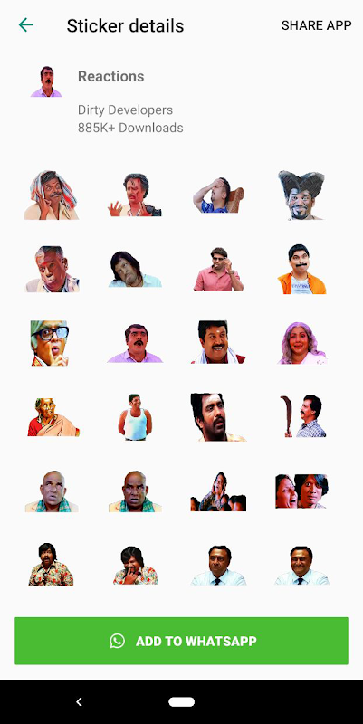 Whatsapp on sale dirty stickers