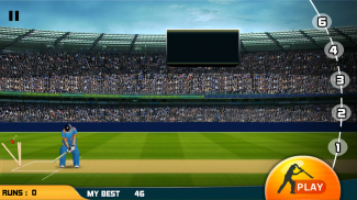 Bat2Win - Free Cricket Game screenshot 1