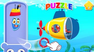Toddler car games - car Sounds Puzzle and Coloring screenshot 2