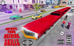 Luxury Limo Taxi Driver City : Limousine Driving screenshot 1