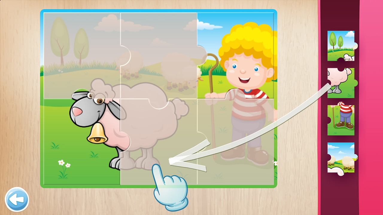 Puzzle de animais para Crianças 🦁🐰🐬🐮🐶🐵 - Baixar APK para