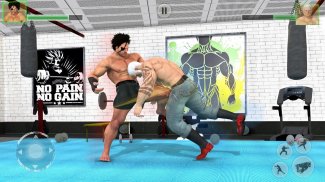Bodybuilder Fighting Club 2019: Permainan Gulat screenshot 4