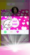Pink Kitty Heart Piano Tiles screenshot 1