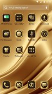 Golden Silk APUS Launcher Theme screenshot 1