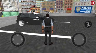 Policía y juego de coches simulador 3D screenshot 1