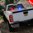 Offroad Police Truck Drive 3D Icon