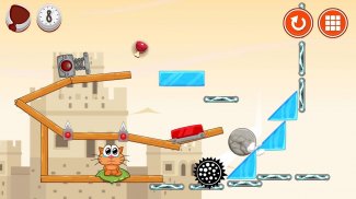 Hungry cat: physics puzzle screenshot 2