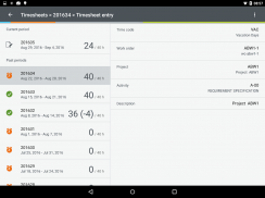 Unit4 Timesheets screenshot 4