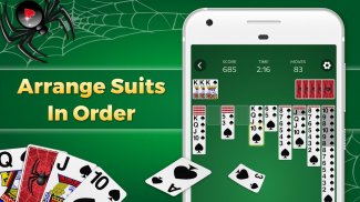 بازی کلاسیک Spider Solitaire screenshot 2