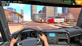 City Truck Driving Simulator Free screenshot 5